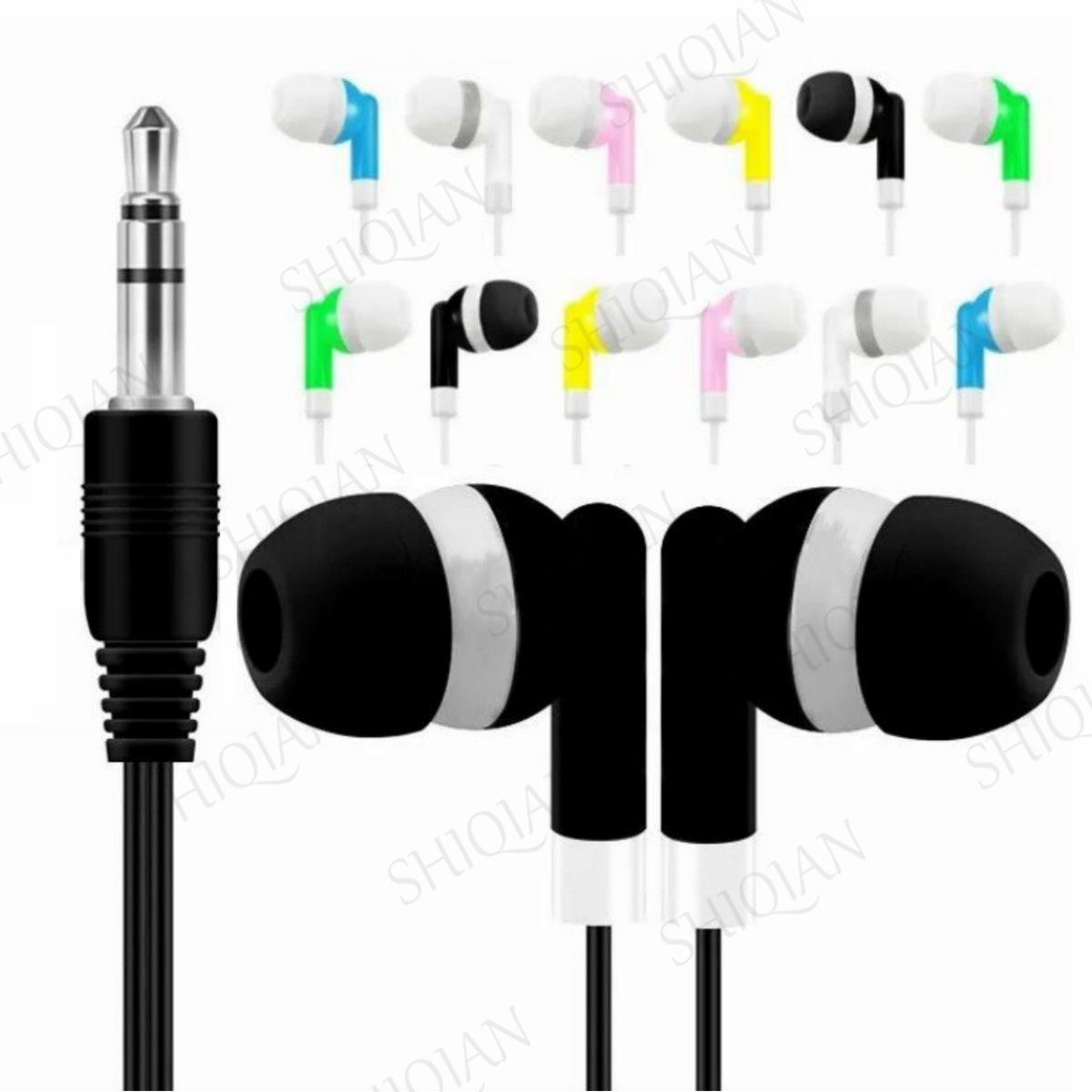 Audiophile Headphone Wired - 100pcs 3.5mm Wired Headphones Earbuds Single