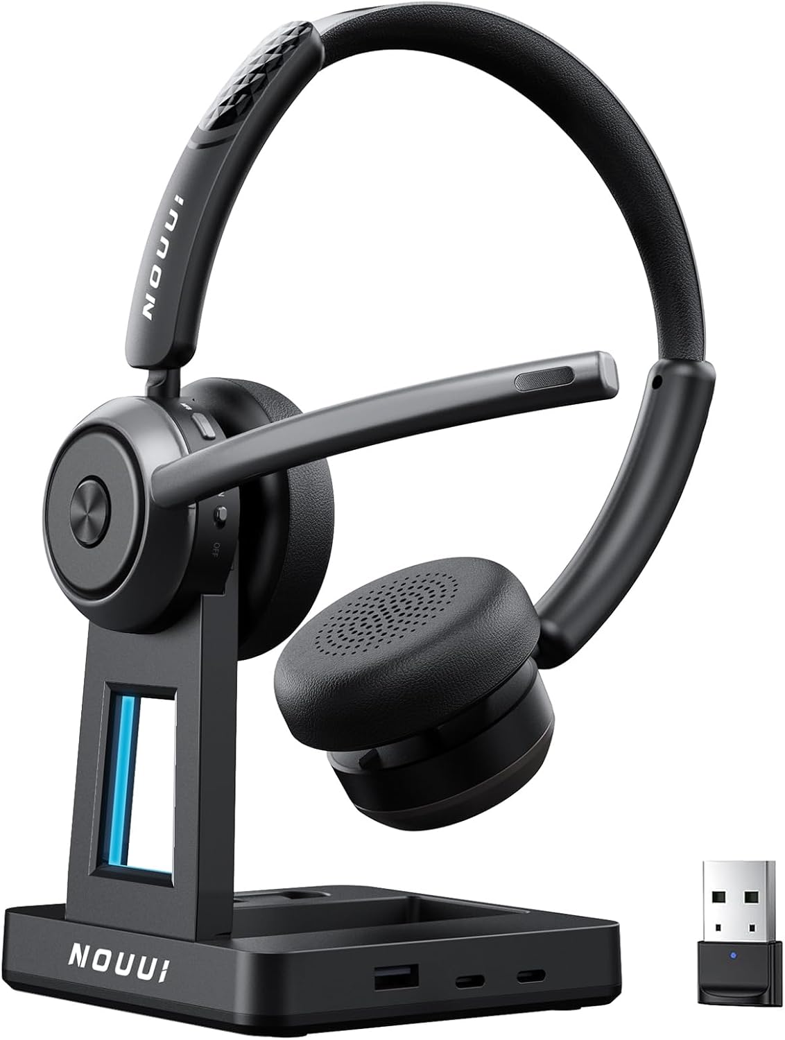Wireless Headset with Mic for  - Noise Cancelling Headphone ulasan dan harga