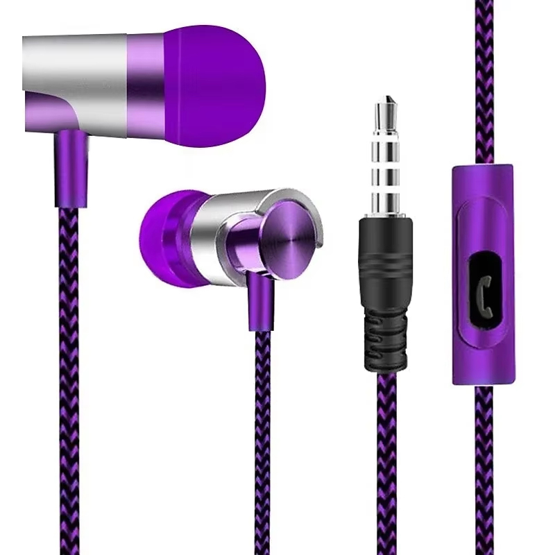 9D HIFI Heavy Bass Metal Wired - Wired Earphone Mic ulasan dan harga