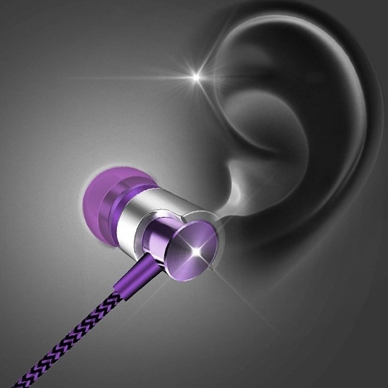 9D HIFI Heavy Bass Metal Wired - Wired Earphone Mic ulasan dan harga