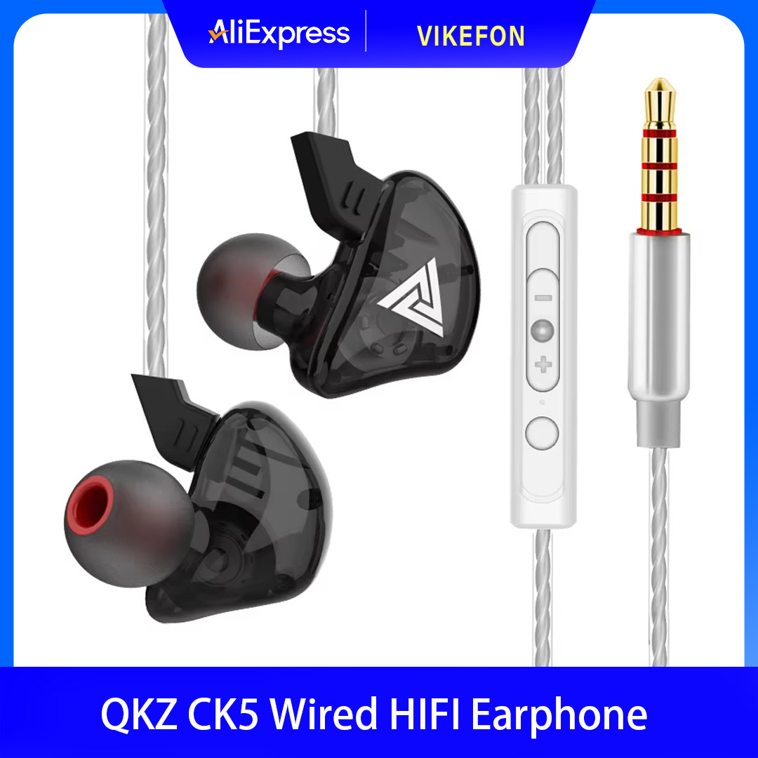 CK5 Dynamic Copper Driver HiFi - Wired Earphone Mic ulasan dan harga