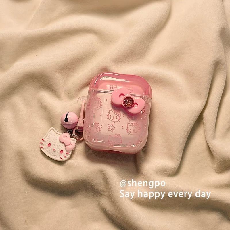 Cartoon Hello Kitty Silicone P - Bluetooth Headset On Ear ulasan dan harga