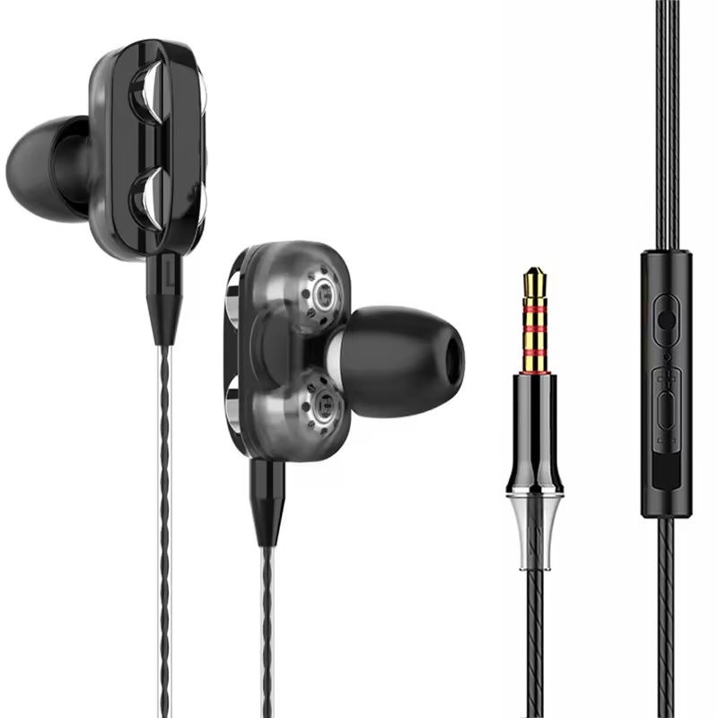 3.5mm Wired Headphones HD Micr - Wired Earphone Mic ulasan dan harga