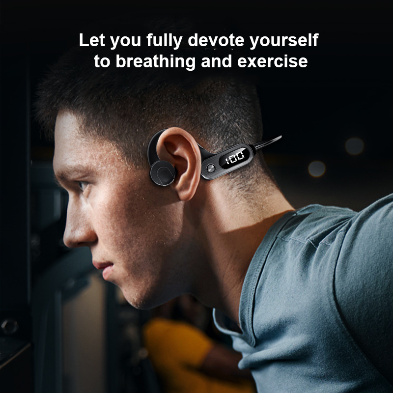 Bone Conduction Bluetooth 5.3  - Sports Earphone Hook ulasan dan harga