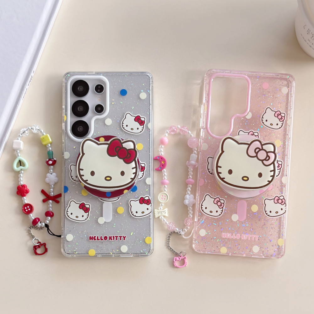 Magnetic Glitter Color Wave Po - Headphone Case Hard ulasan dan harga