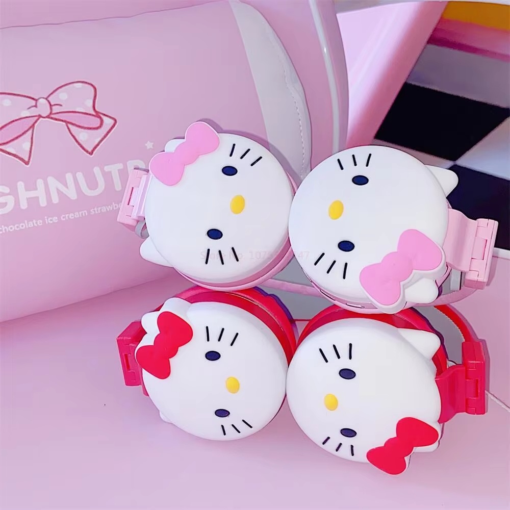 New Hello Kitty Stitch Mickey  - Bluetooth Headset On Ear ulasan dan harga