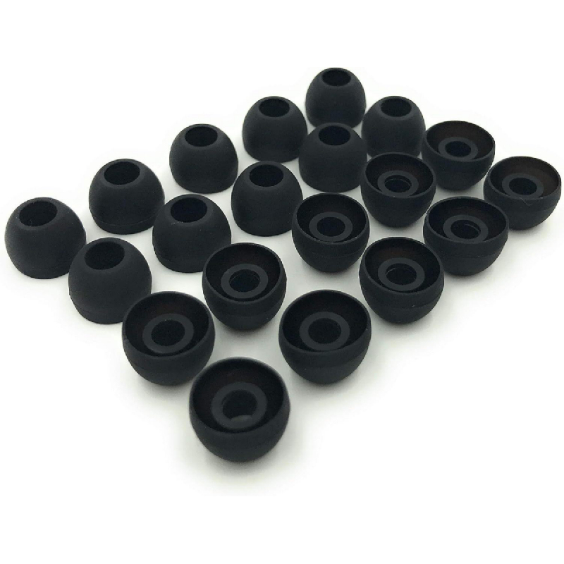 Soft Black Silicone Earbud Tip - Silicone Ear Tip Replacement ulasan dan harga