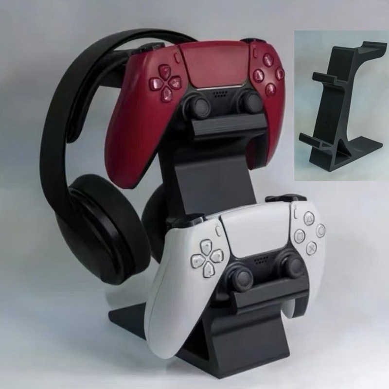 3-in-1 PS5 Controller Stand Fo - Headphone Stand Desk ulasan dan harga