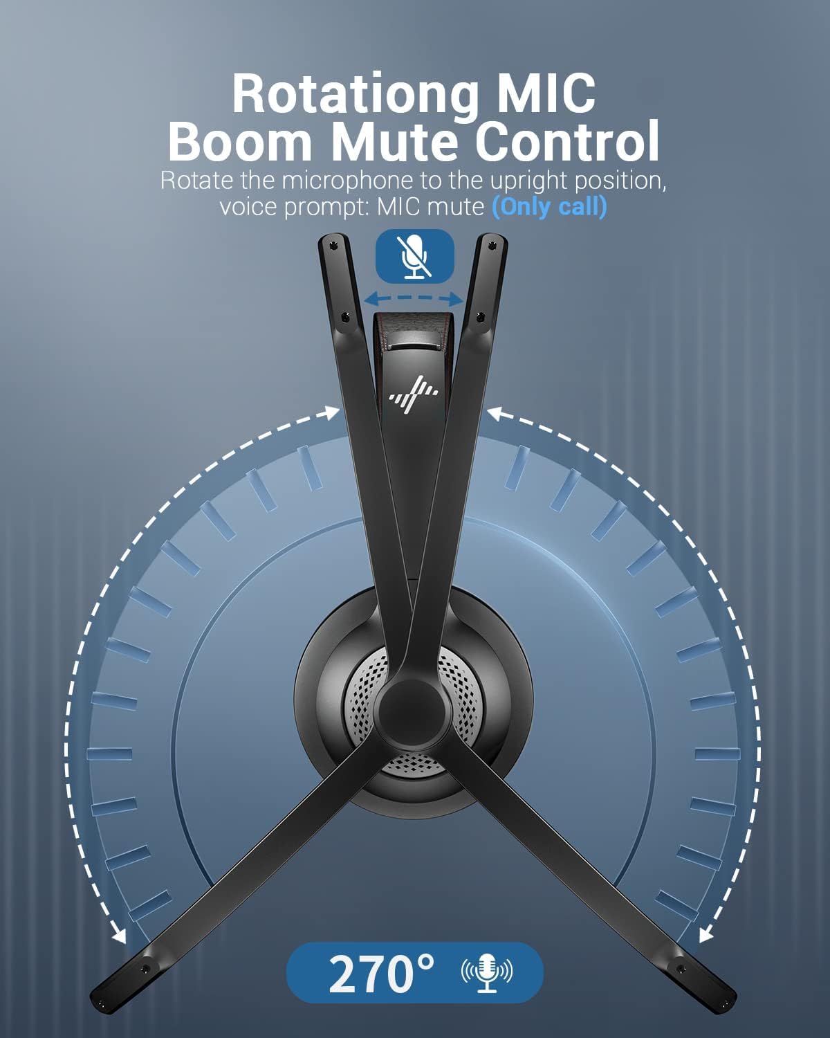 Bluetooth 5.2 Headset with Mic - Bluetooth Headset On Ear ulasan dan harga