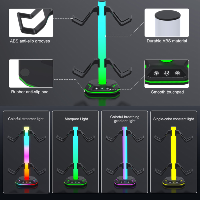 RGB Game Controller Headphone  - Headphone Stand Desk ulasan dan harga